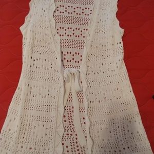 Summer sleeveless cardigan